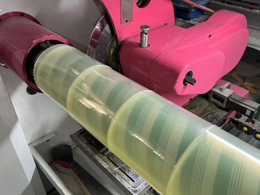 Materiali per etichette adesivi acrilici in rotoli di colla BOPP Film trasparente extra appiccicoso