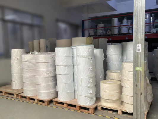 Materiali per etichette in rotoli di rivestimento in PET di opale