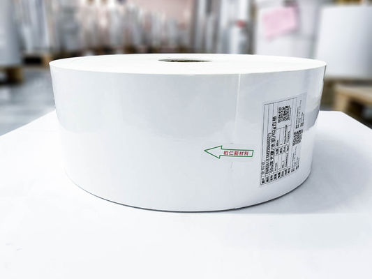 Etichette OPAL PET trasparenti BOPP, Etichette adesive rimovibili Carta di supporto di rilascio