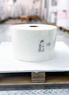 Materiale di etichettatura in PE lattiero-caseario Carta a rotolo Adesivo acrilico Tipo di colla