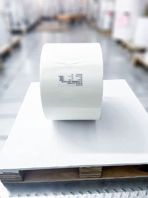 Materiali per etichette in rotoli BOPP trasparenti Colla adesiva acrilica resistente agli graffi