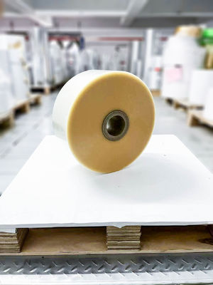 Etichette adesive Jumbo Roll trasparenti BOPP lunghezza 1000m PET argento opaco