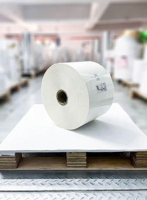 Colla per olio BOPP Etichetta a rotolo, etichetta adesiva Carta 50 u Spessore della faccia
