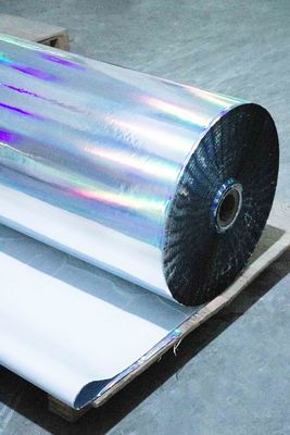 Acqua resistente Self Adhesive Holographic Film Label Paper 50 u Spessore superficiale