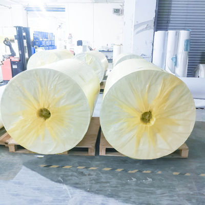 Colla ad fusione a caldo autoadesiva Rollo di carta sintetica 75u Spessore superficiale Inkjet Matte