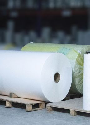 Tipo di colla acrilica adesiva carta termica Jumbo Roll Etichetta adesiva normale