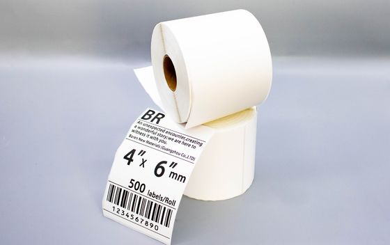 Rollo di adesivo per etichette termiche da 4x6 per etichette da stampante