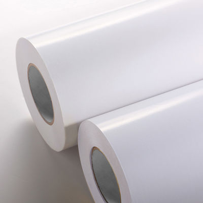 80 g/m2 Carta rivestita di alta qualità,Adesivo acrilico permanente di viscosità,Papera bianca vetrosa