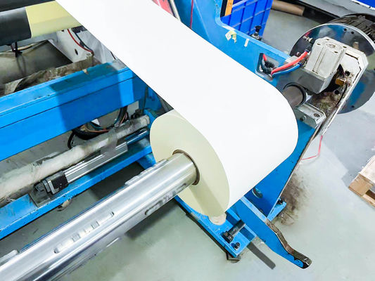 Buon prezzo Etichetta di rotolo di carta rivestita adesiva ordinaria 80 g Spessore superficiale in linea