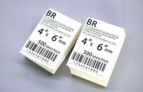 Buon prezzo 4x6 rotolo di adesivi per etichette termiche per etichette da stampante in linea